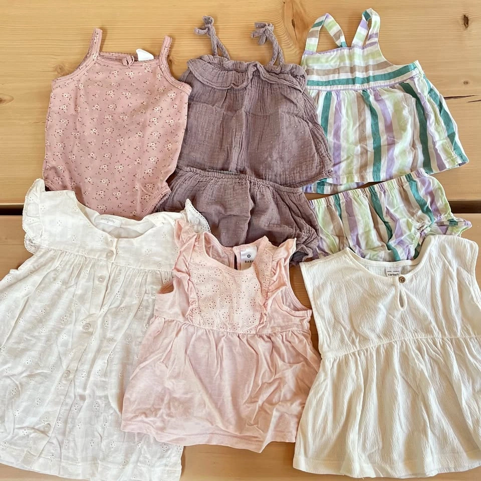 6-12M Girl Summer Clothes