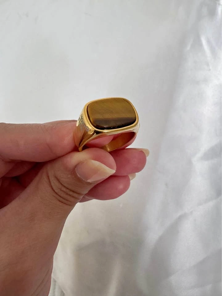Tiger eye ring