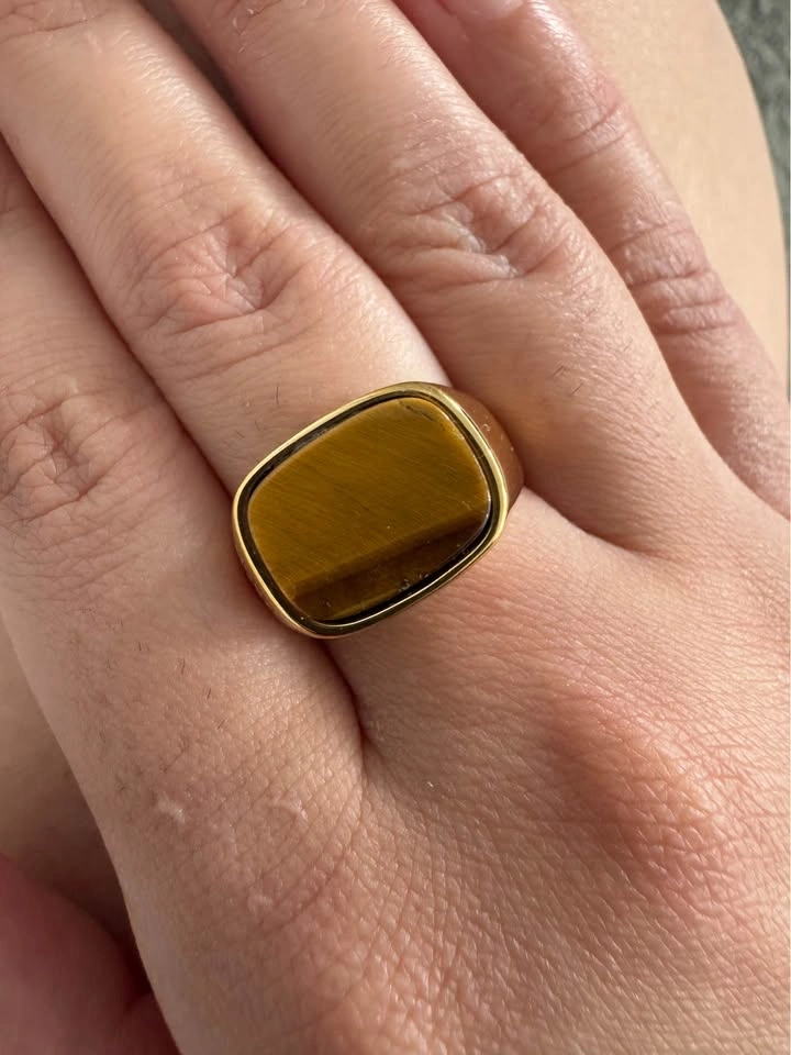 Tiger eye ring - photo 3
