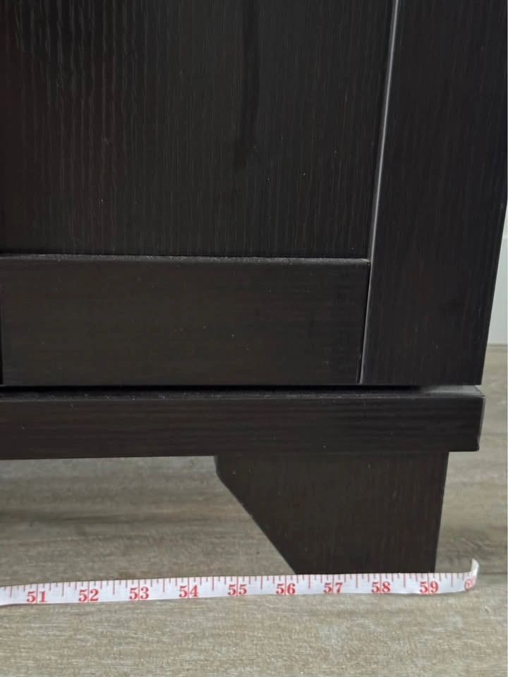 60 inch dark brown cabinet / table - photo 2