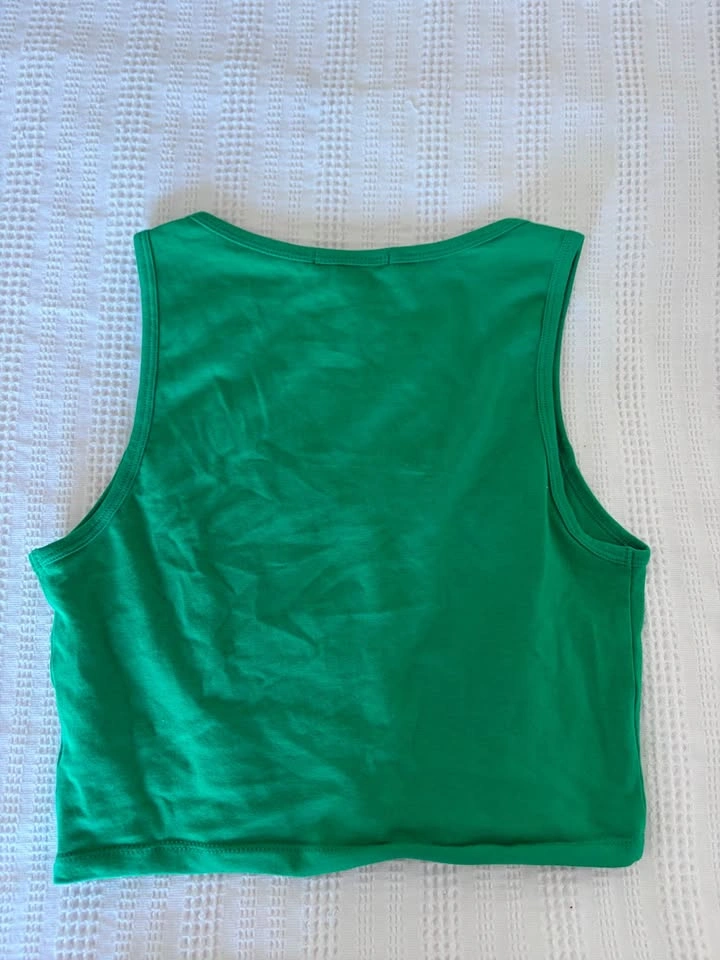 Ambiance Green Front Tie Top - photo 2