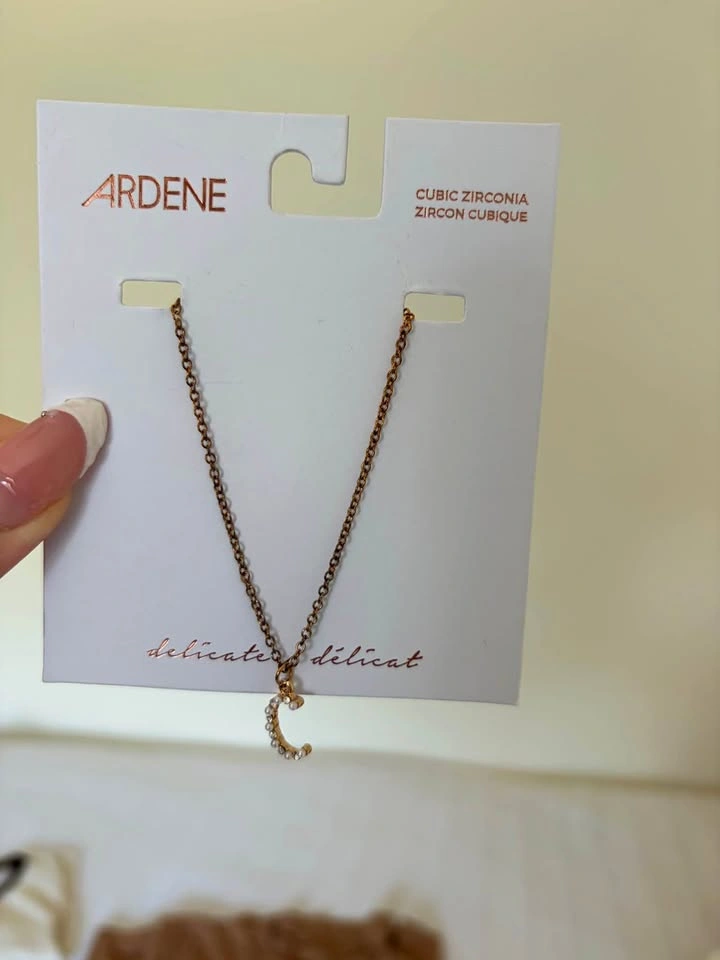 Ardene Gold “C” Necklace
