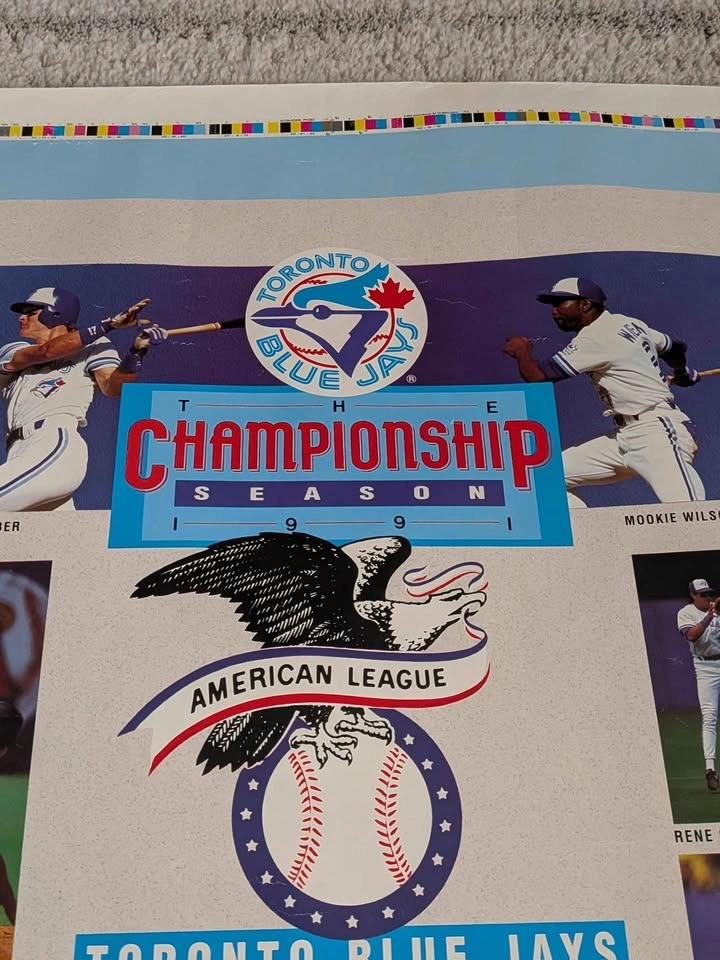 Vintage 1991 Blue Jays poster - photo 2