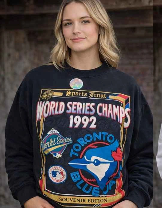 Vintage Toronto Blue Jays world series crew neck - photo 4