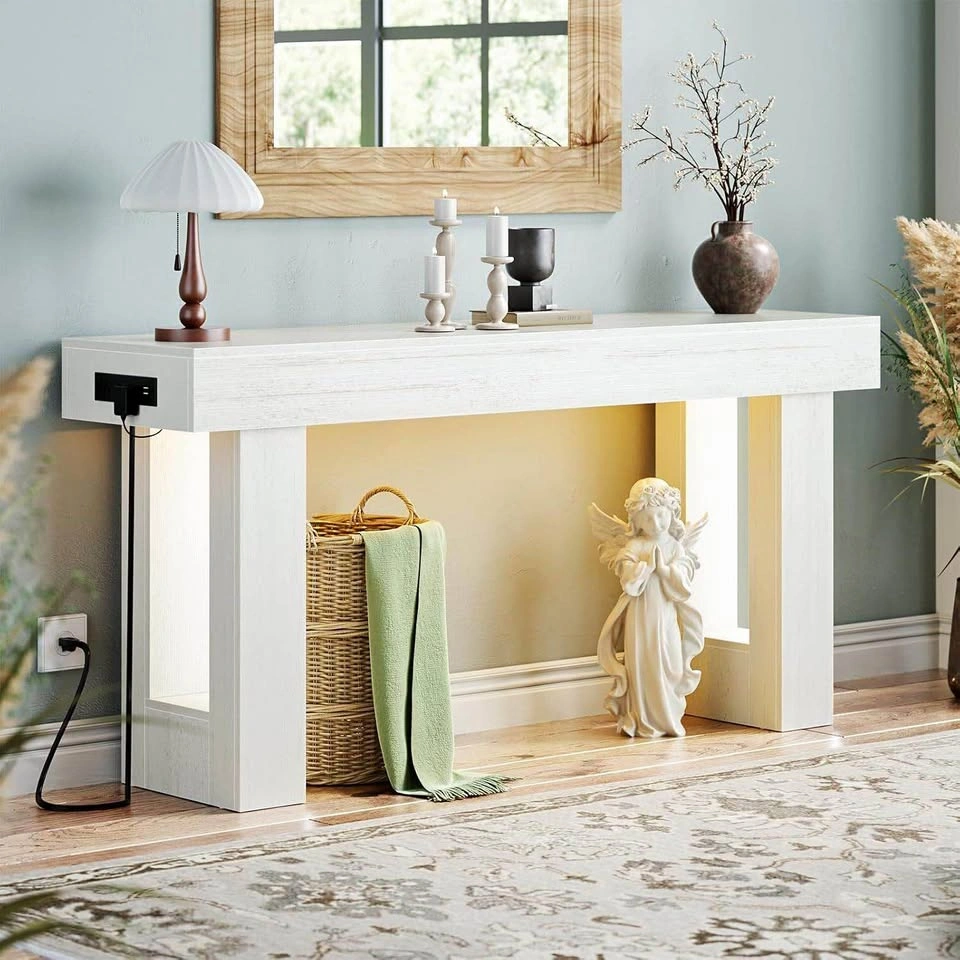 Unikito 63" Farmhouse Console Table