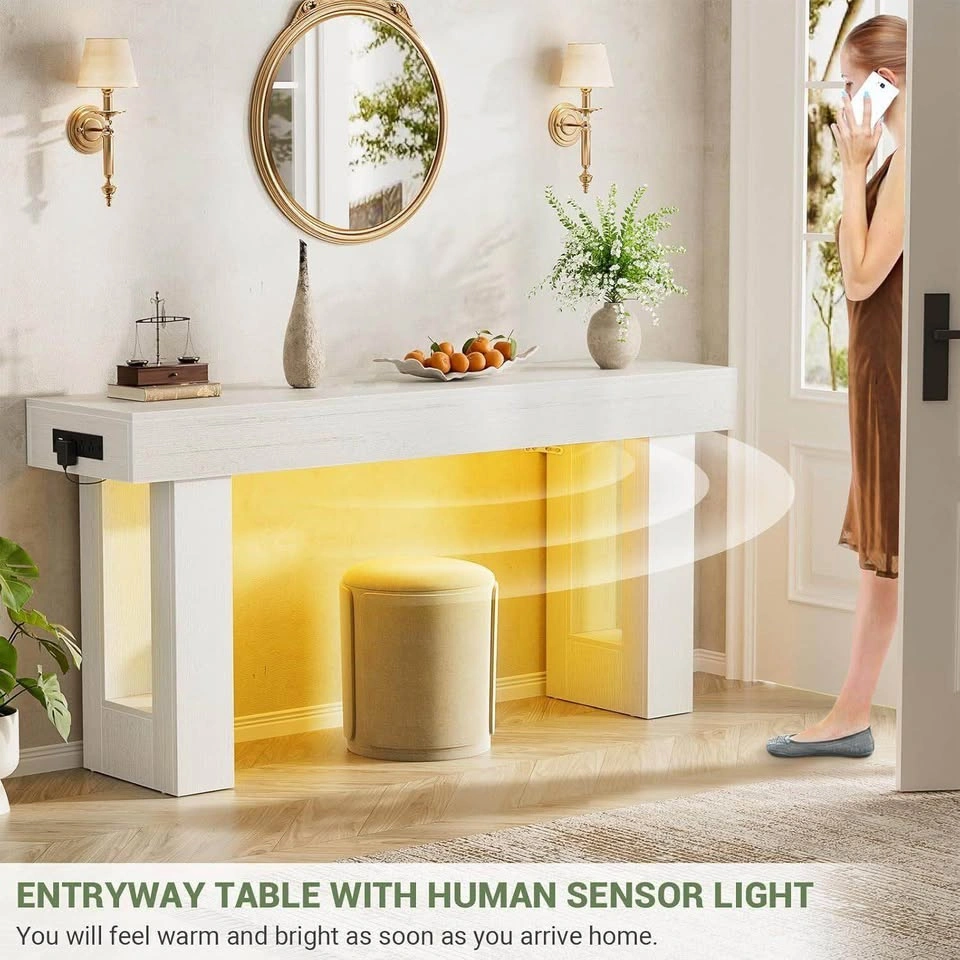 Unikito 63" Farmhouse Console Table - photo 3