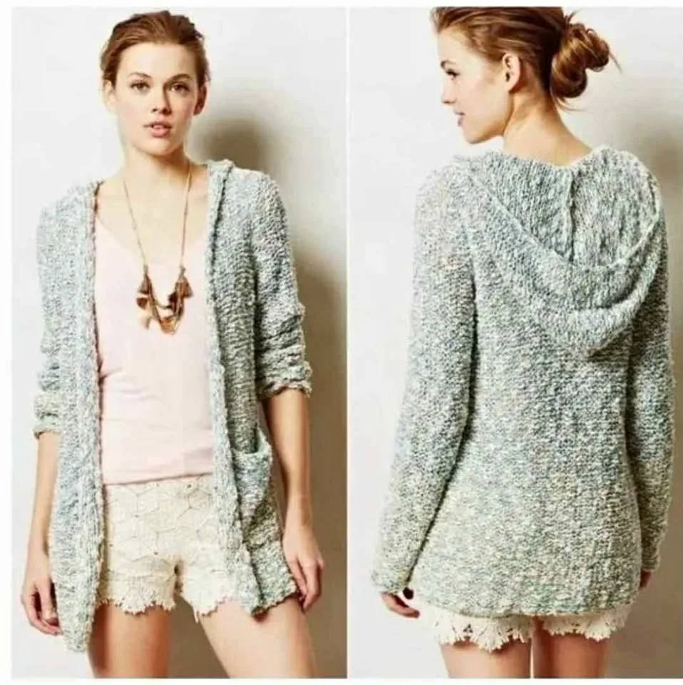 Anthropologie Moth green cardigan thumbnail