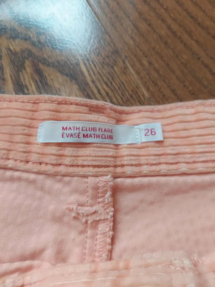 Levi's corduroy cotton pants in peach image indicator(3)