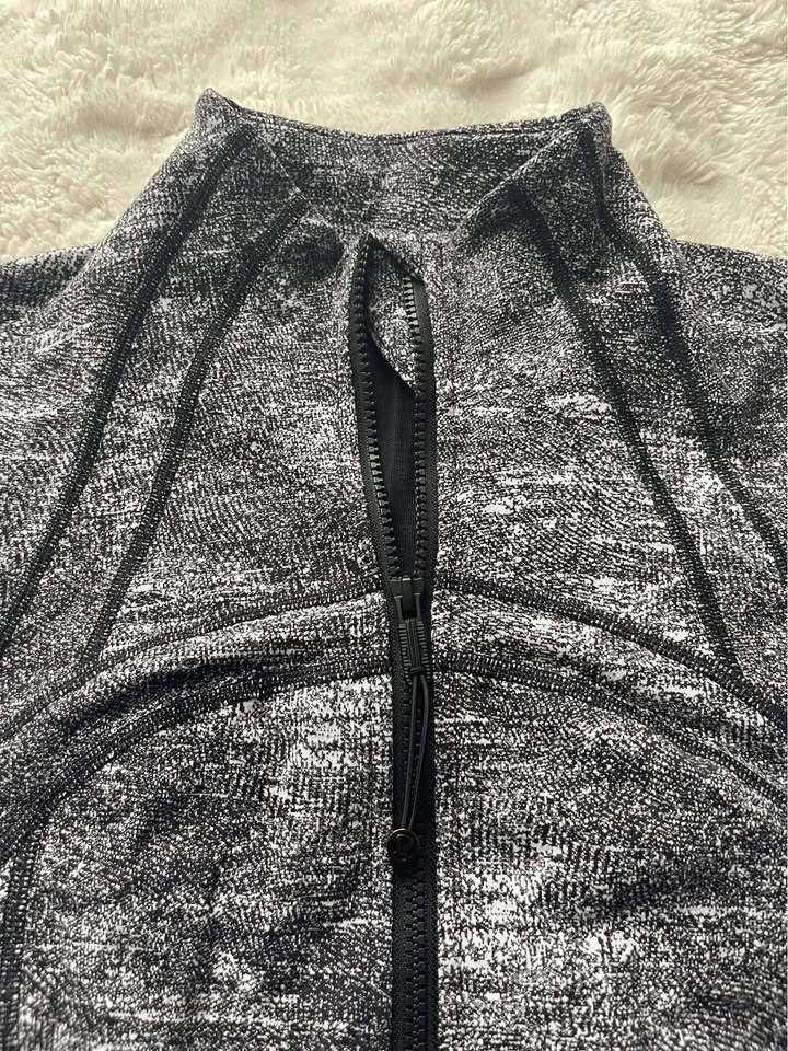 Lululemon Define Marled Gray Full Zip Women’s Athletic Jacket - photo 3