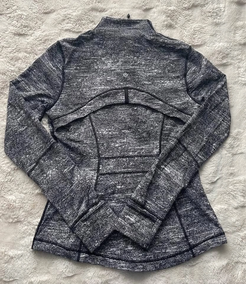 Lululemon Define Marled Gray Full Zip Women’s Athletic Jacket - photo 5