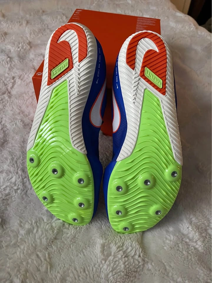 Nike Zoom Rival Multi Racer Blue Safety Orange Spikes - photo 4