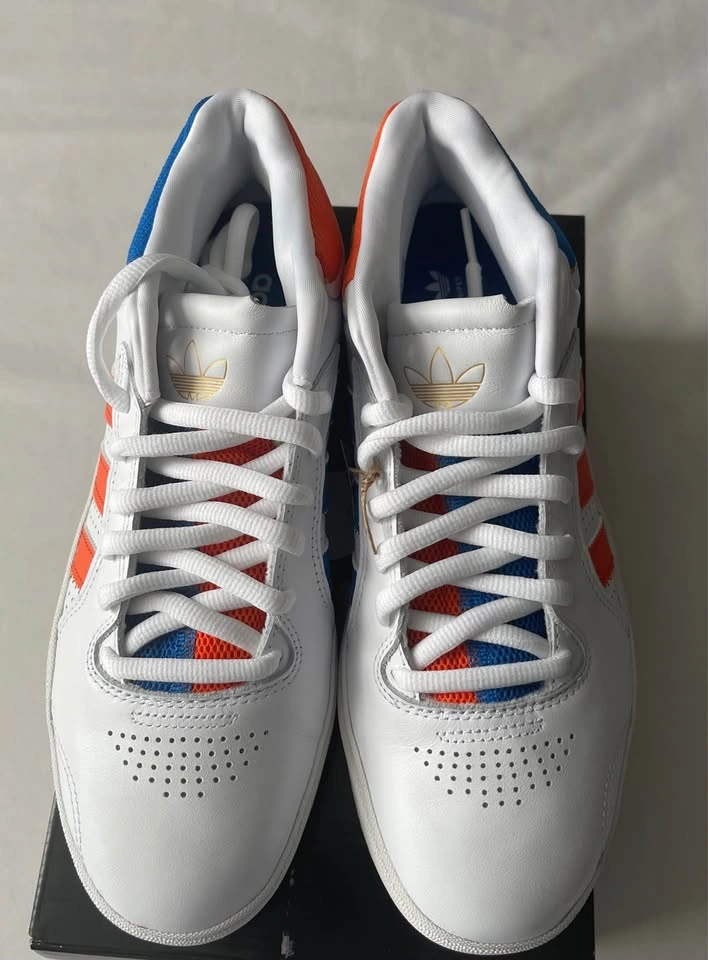 Adidas Tyshawn White Orange Blue Sneakers Men’s Size 9 – New wit - photo 5