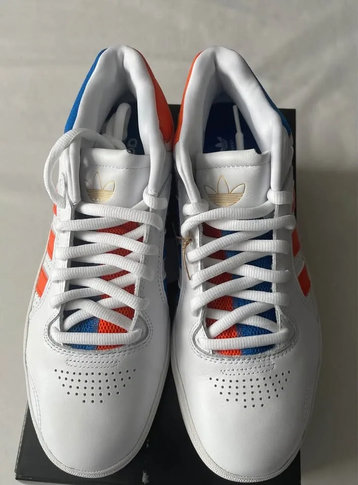 Adidas Tyshawn White Orange Blue Sneakers Men’s Size 9 – New wit - photo 5