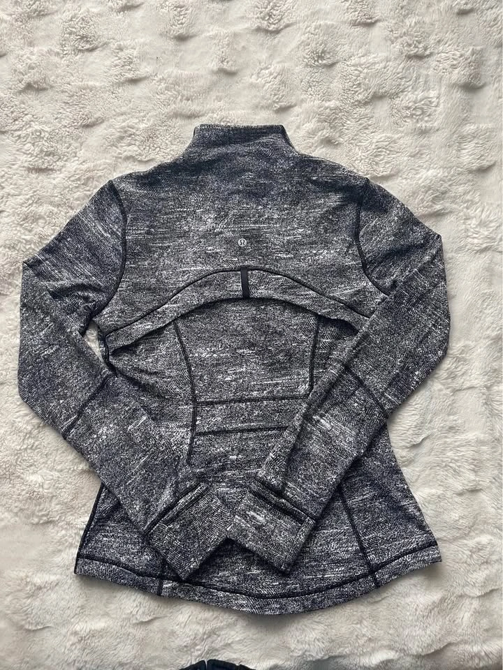Lululemon Define Marled Gray Full Zip Women's Athletic Jacket - photo 3