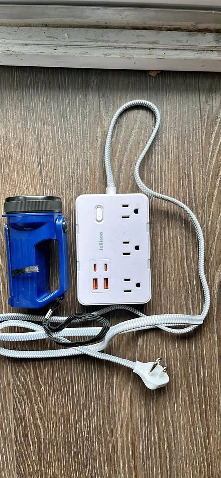 Extension cord + Torch light