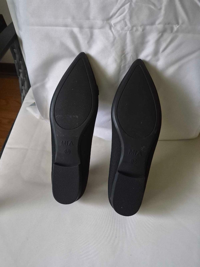 BLACK FLAT SHOES with BOW - photo 5