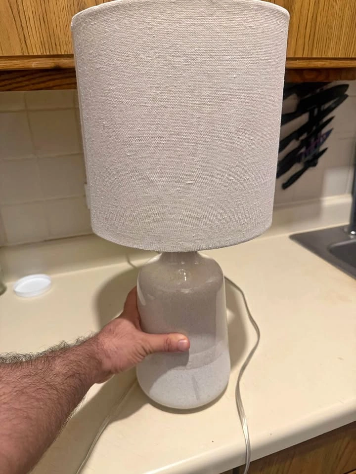 20.5" Ceramic Nightstand Lamps Set of 2, White