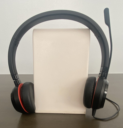 Jabra HSC016 USB Wired Stereo Headset, Boom Mic, Mute/Volume