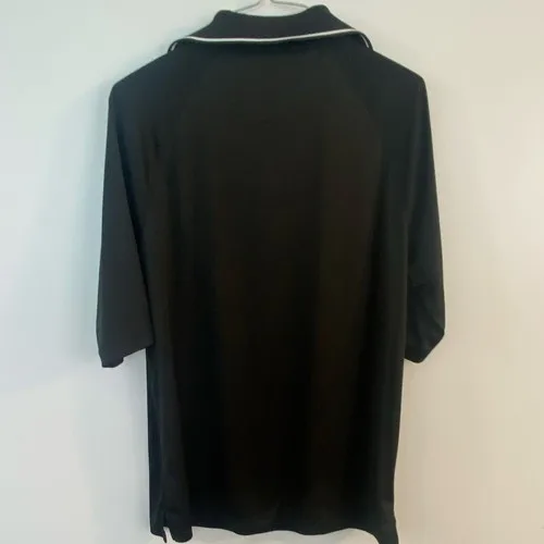 LA Fitness Men's Black Polo Shirt M Short Sleeve Collared - photo 2