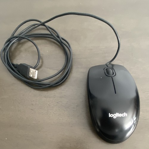 Logitech B100 Wired USB Optical Mouse 800 DPI 3-Button