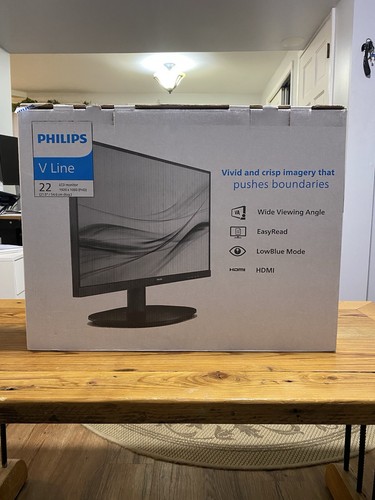 Philips V Line 22" LCD Monitor FHD 1920x1080 HDMI - photo 4