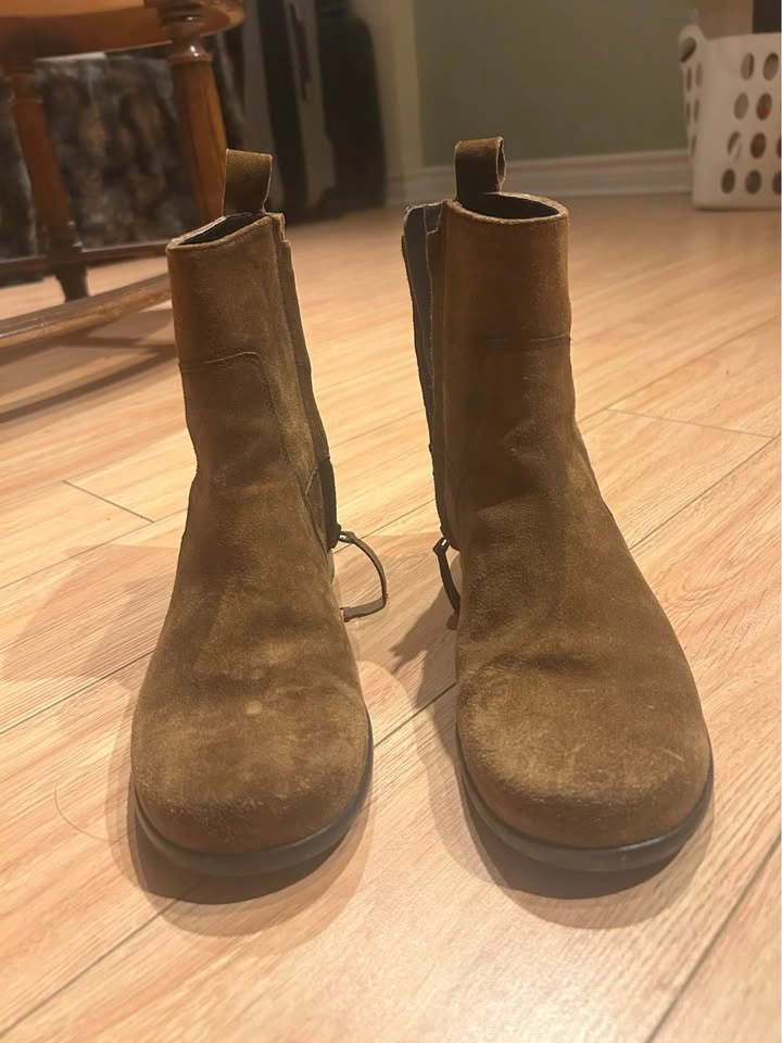Massimo Dutti Suede Ankle Boots - photo 3