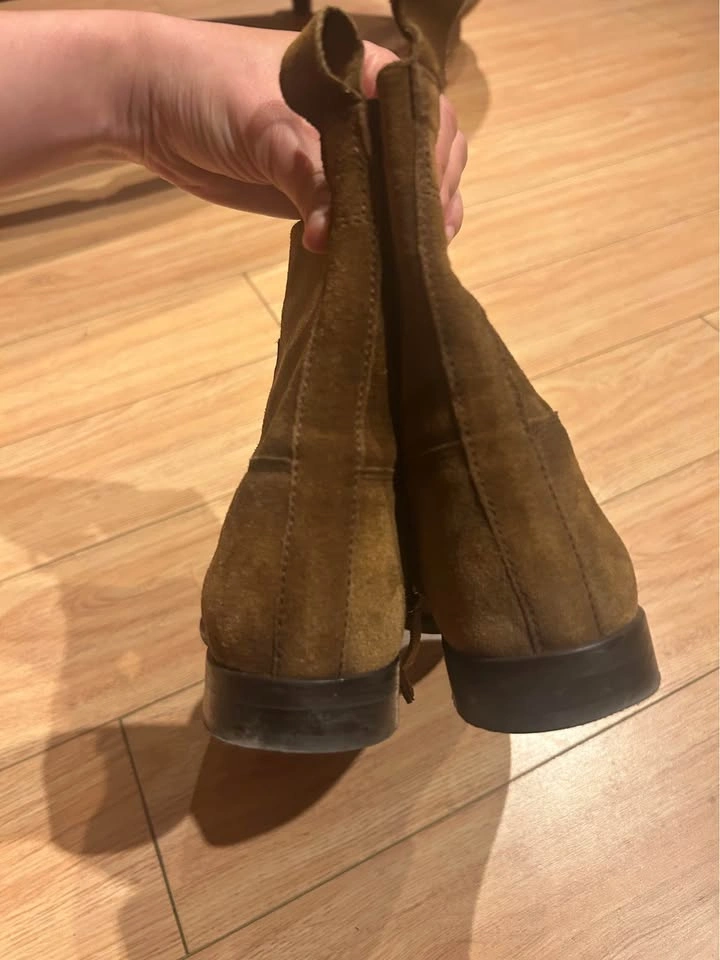 Massimo Dutti Suede Ankle Boots - photo 4