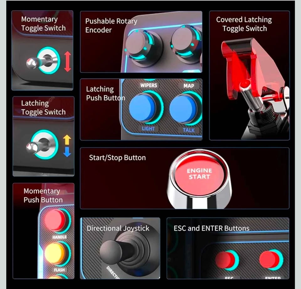 PXN CB1 Sim racing button box - photo 2