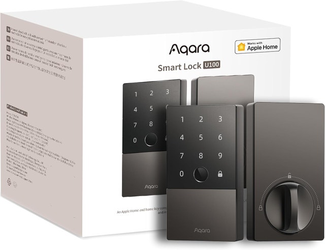 Aqara U100 Smart Lock, Fingerprint Keyless Entry