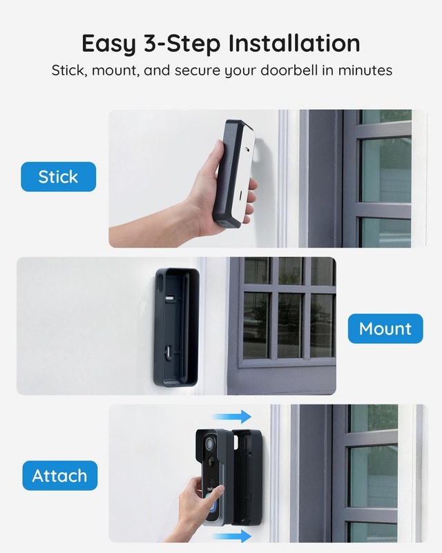 BOIFUN Video Doorbell Camera Wireless – No Subscription Required - photo 3