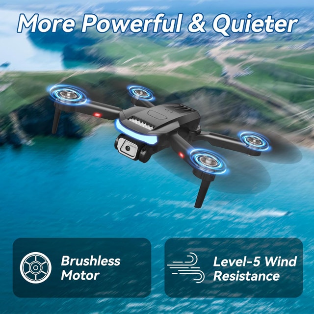 B15 Foldable 4K RC FPV Quadcopter with Camera, 2 Batteries - photo 3