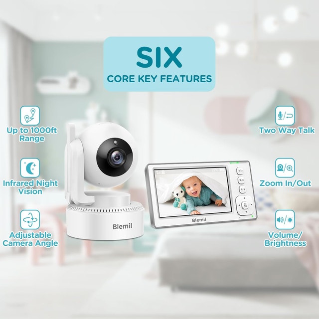 Blemil Baby Monitor with 2 Cameras and Audio - photo 4