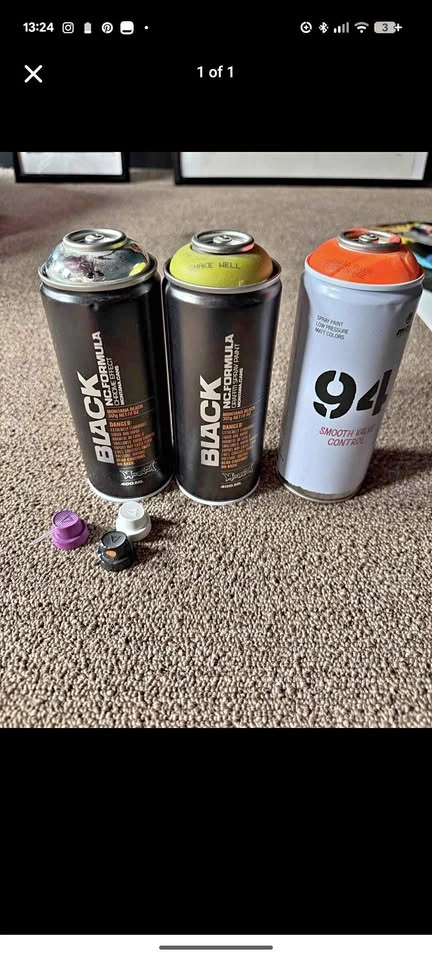 Spray Paint Cans