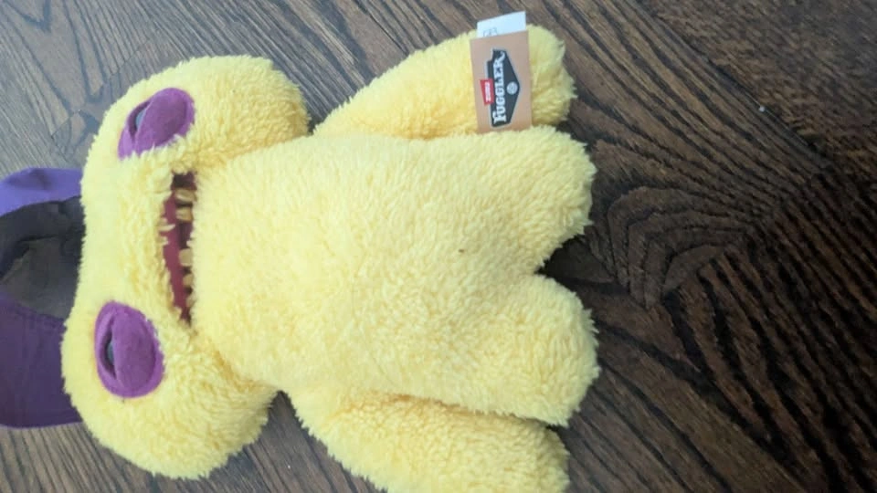 Yellow Fuggler with purple hat - photo 2