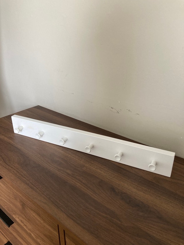 IKEA LURT 6-knob wall rack