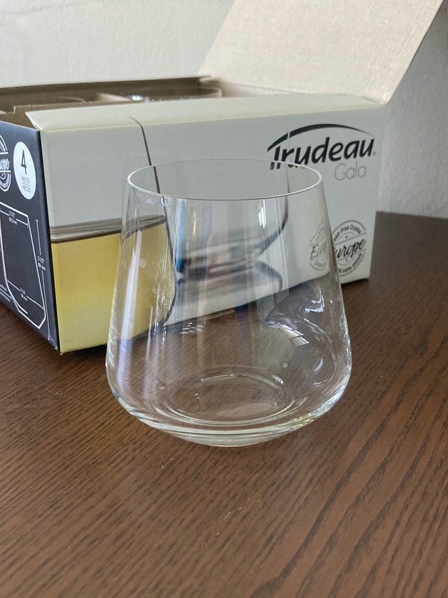 Trudeau Gala Stemless Red Wine Glasses - photo 2