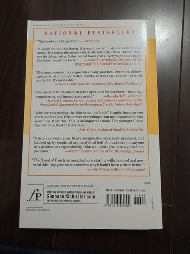 SPEED of Trust by Stephen M. R. Covey - photo 2