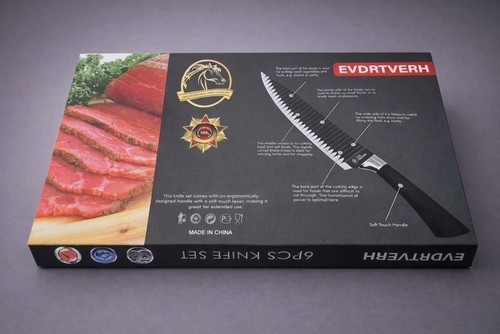6PCS Kitchen Knife Set ER-0238A - New in Box - photo 3