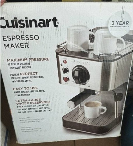 Cuisinart EM-100 Stainless Steel 15-Bar Espresso Maker