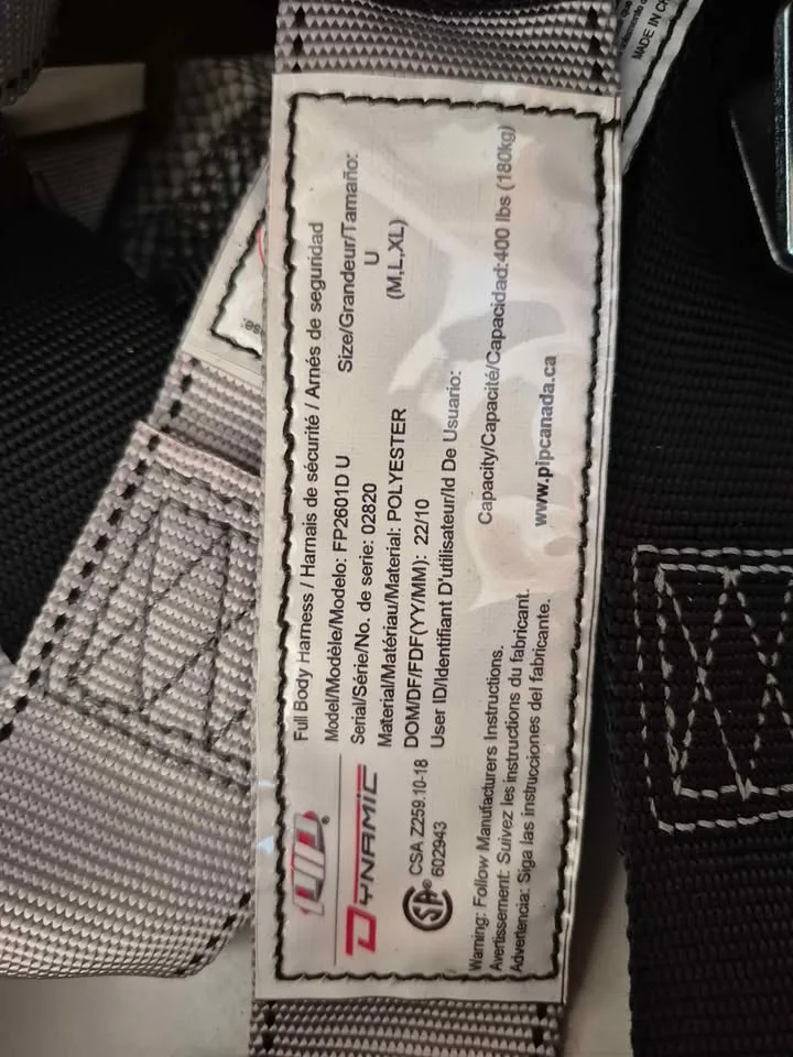 Dynamic Full Body Harness and Lanyard image indicator(3)
