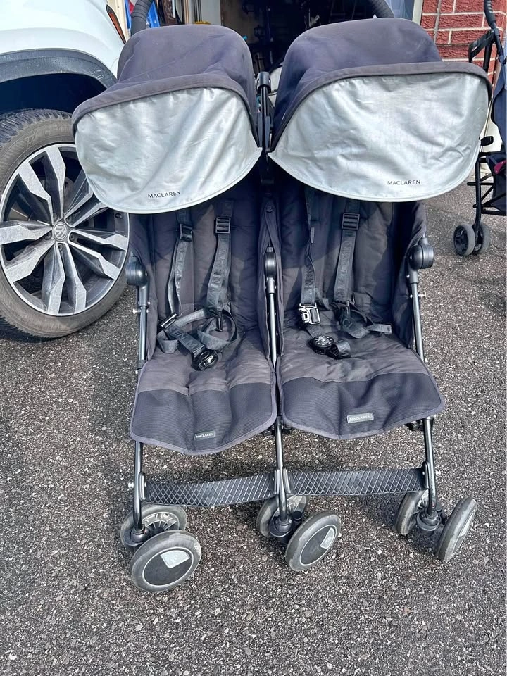 Maclaren double umbrella stroller