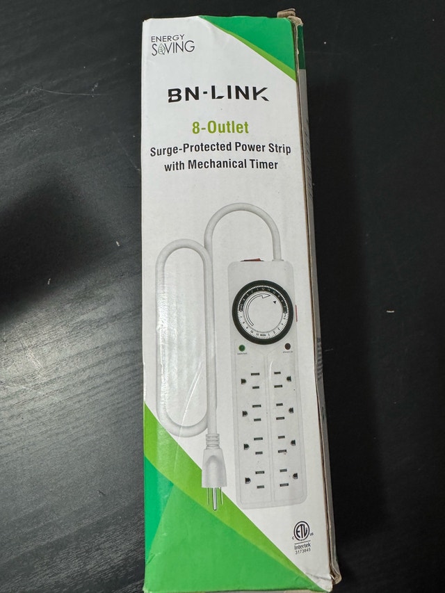 BN-LINK 8-Outlet Surge-Protected Power Strip
