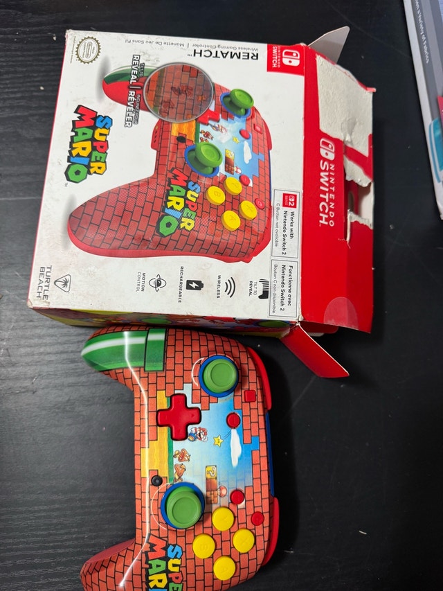 Turtle Beach Rematch Super Mario Nintendo Switch Controller