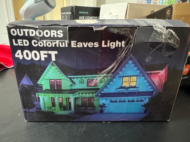 400FT Outdoor LED Colorful Eaves Light