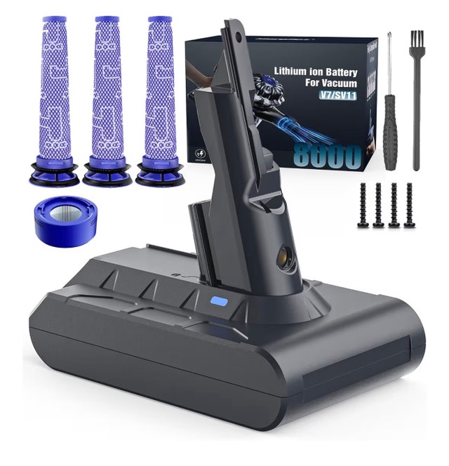 Dyson V7 SV11 Replacement Battery and Filter Kit