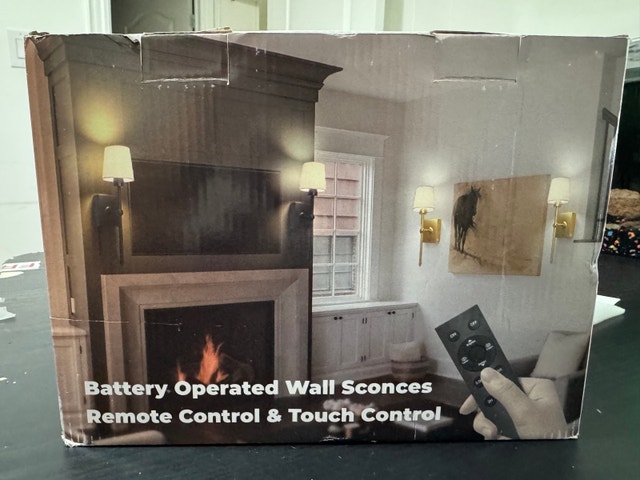 Battery Operated Wall Sconces