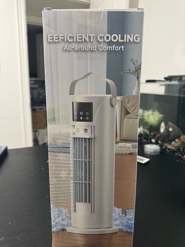 4-in-1 Portable Air Cooler Tower Fan