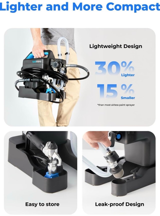 Toolrhino Airless Paint Sprayer for House Painting - photo 3