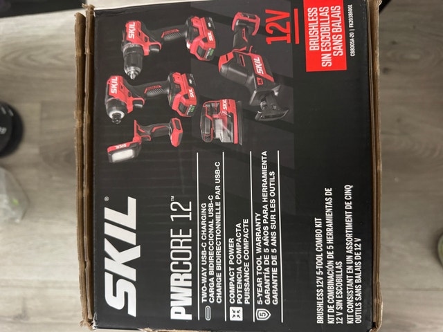 Brushless 12V 5-Tool Compact Combo Kit w/Two Batt & Charge - photo 2