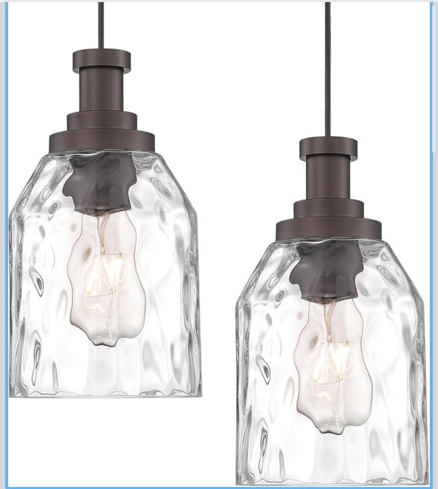 zeyu Modern Pendant Lights Kitchen Island 2 Pack